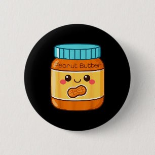 Badge Rond 5 Cm Chemise de beurre de cacahuète pour adultes hommes