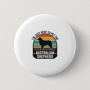 Badge Rond 5 Cm Chemise de chien vintage pour amateur de chien de 