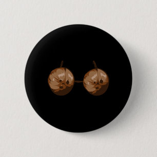 Badge Rond 5 Cm Chemise de costume d'Halloween fun Coco Bra pour h