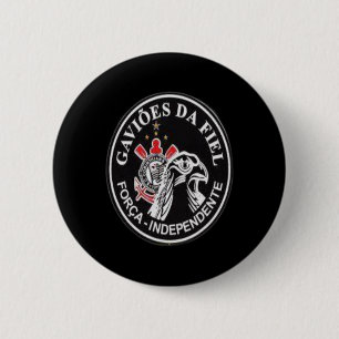Badge Rond 5 Cm Chemise de fan de football de Corinthians légère C