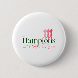 Badge Rond 5 Cm Chemise de golf pour femmes Hamptons Sport Club