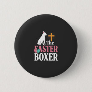Badge Rond 5 Cm Chemise de gravure vintage de chien de boxeur de P