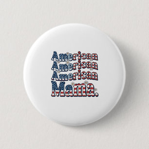 Badge Rond 5 Cm Chemise de gravure vintage patriotique American Ma