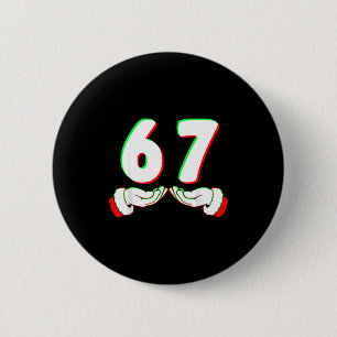 Badge Rond 5 Cm Chemise de Noël drôle Six Sept pour hommes et femm