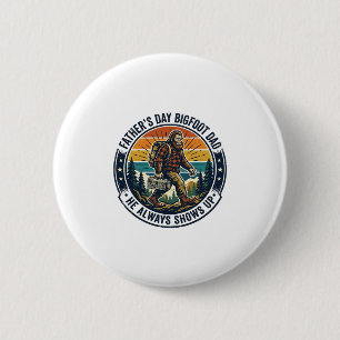 Badge Rond 5 Cm Chemise de Papa Bigfoot pour la Fête des Pères Drô