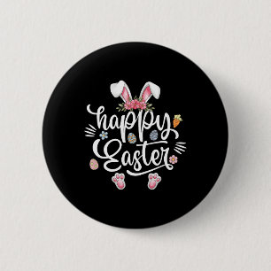 Badge Rond 5 Cm Chemise de Pâques Filles Enfants Tout-Petits Femme