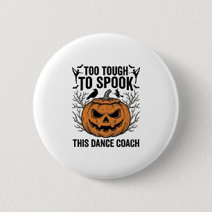 Badge Rond 5 Cm Chemise de professeur de danse Halloween Pumpkin G