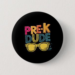 Badge Rond 5 Cm Chemise de rentrée pour garçon de pré-maternelle P