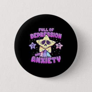 Badge Rond 5 Cm Chemise de sensibilisation à la santé mentale plei