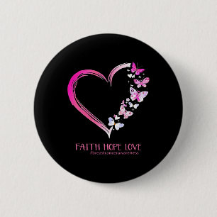 Badge Rond 5 Cm Chemise de sensibilisation au cancer1