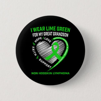 Badge Rond 5 Cm Chemise de sensibilisation au cancer du lymphome n