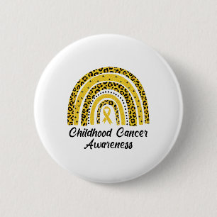 Badge Rond 5 Cm Chemise de sensibilisation au cancer infantile Léo