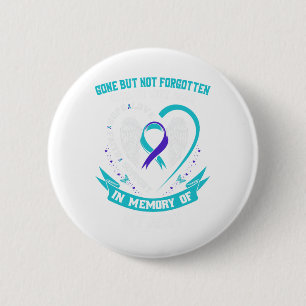 Badge Rond 5 Cm Chemise de sensibilisation au suicide Tante Mens P