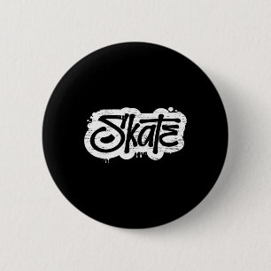 Badge Rond 5 Cm Chemise de skateur planche à roulettes graffitée e