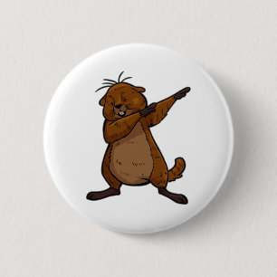 Badge Rond 5 Cm Chemise de terre Funny Dab Danse Noël T Chemise