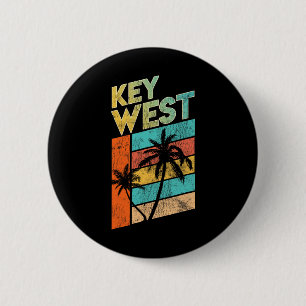 Badge Rond 5 Cm Chemise de vacances en famille à Key West Floride