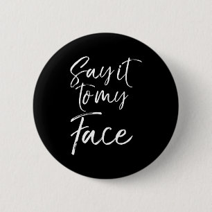 Badge Rond 5 Cm Chemise de vote homme Citation pour femmes Cadeau 