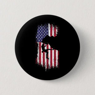 Badge Rond 5 Cm Chemise d'escalade - Escalade Grunge