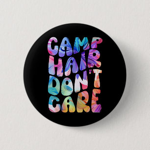 Badge Rond 5 Cm Chemise d'été pour fille pour le camping Cheveux d