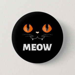 Badge Rond 5 Cm Chemise drôle de chat Kitty de chemise de chat Mia
