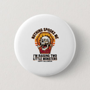 Badge Rond 5 Cm Chemise drôle de maman Halloween pour parents de d