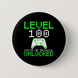 Badge Rond 5 Cm Chemise Enfants 100ème Jour D'école Enfants Jeux V