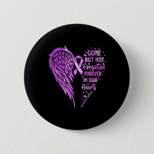 Badge Rond 5 Cm Chemise Fin de l'Overdose Mémorial d'un être cher