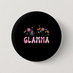 Badge Rond 5 Cm Chemise Glamma Est Rose Fleur Sauvage Promue