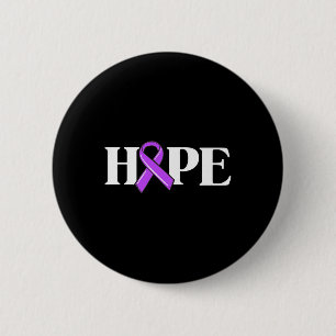 Badge Rond 5 Cm Chemise Heimers Pour Femmes Violet Ribbon Sensibil