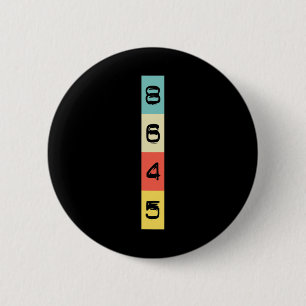 Badge Rond 5 Cm Chemise Impeach Trump Style Rétro Vintage Détresse