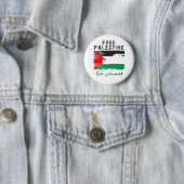 Badge Rond 5 Cm Chemise libre de la Palestine (En situation)