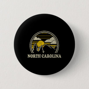 Badge Rond 5 Cm Chemise North Carolina Nc T Shirt Vintage Randonné