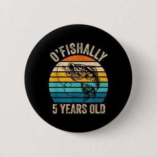 Badge Rond 5 Cm Chemise Officiellement 5 Ans 5ème Anniversaire Vin