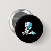 Badge Rond 5 Cm Chemise T Linus Peanuts (Devant & derrière)