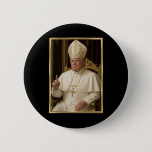Badge Rond 5 Cm Chemise Trump pour le pape T président Trump Tees