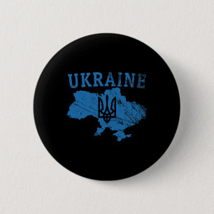 Badge Rond 5 Cm Chemise Ukraine Zelensky Ukrainien Tryzub Patrioti