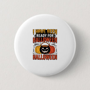 Badge Rond 5 Cm Chemise Vintage Prête Pour Le Seau De Bonbons D'Ha