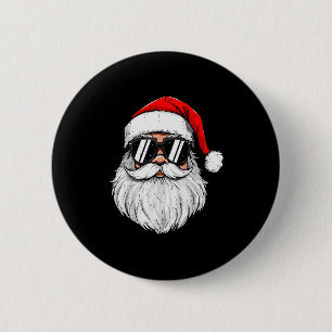 Badge Rond 5 Cm Chemises de Noël Rétro Hommes Garçons Visage de Pè