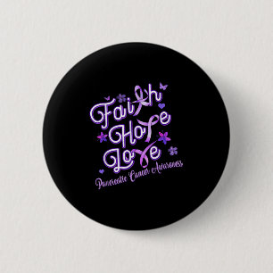 Badge Rond 5 Cm Chemises de sensibilisation au cancer pancréatique