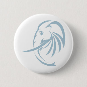 Badge Rond 5 Cm Chemises d'éléphant des chemises d'éléphant