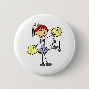 Badge Rond 5 Cm Chemises et Cadeaux de meneuse de jeu en forme de 