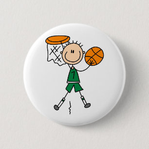 Badge Rond 5 Cm Chemises et cadeaux pour garçons de basketball Jou