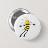 Badge Rond 5 Cm Chemises faites sur commande : Chemises d'abeille (Devant & derrière)