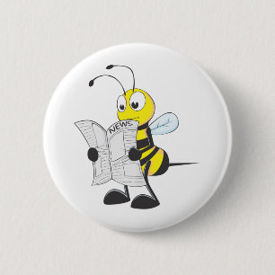 Badge Rond 5 Cm Chemises faites sur commande : Chemises d'abeille