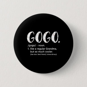 Badge Rond 5 Cm Chemises Gogo Pour Femmes Fête Des Mères Idea Jote