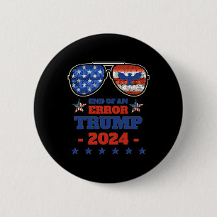 Badge Rond 5 Cm Chemises Trump 2024 - Drôles Patriotes 4 Juillet T