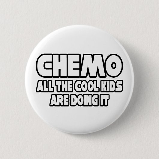 Badge Rond 5 Cm Chemo...Enfants Cool (Devant)