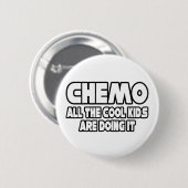 Badge Rond 5 Cm Chemo...Enfants Cool (Devant & derrière)