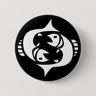 Badge Rond 5 Cm chêne