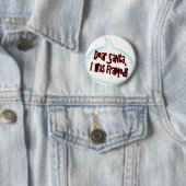 Badge Rond 5 Cm Cher Père Noël... (En situation)